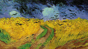 Vincent van Gogh, 'Corvi sul campo di grano', 1890 (Olio su tela; van Gogh Museum, Amsterdam)