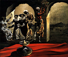 Salvador Dalí, 'Busto invisibile di Voltaire' (1943)