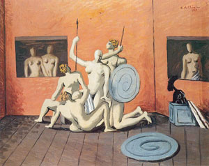 Giorgio De Chirico, 'Combattimento di Amazzoni' (1927)