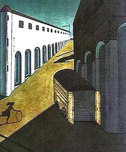 Giorgio De Chirico, 'Mistero e melanconia di una strada' (1914)