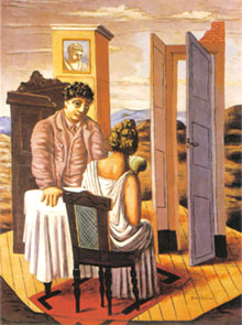 Giorgio De Chirico, 'Interno in una valle' (1927)